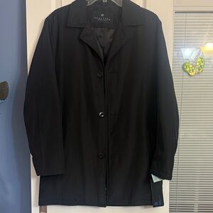Kenneth Cole Reaction Black Trench Coat